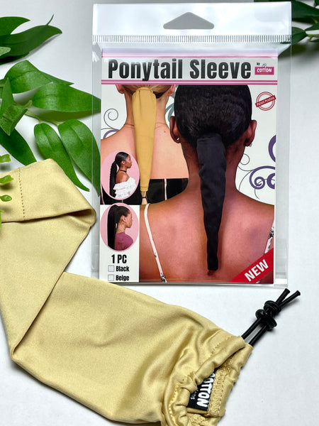 Ponytail Sleeve - Beige