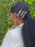 Black Lives Matter Hair Pins - Silver